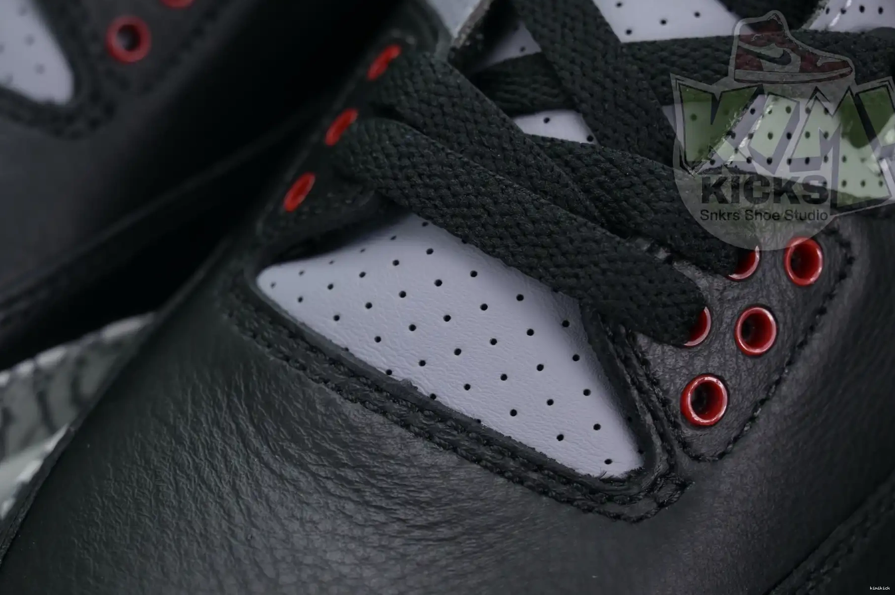 Kimikick 3“Black Reimagined” Jordan Air Cement 0501